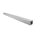 4' Long x 2 1/2" x 2 1/2" Square Galvanized Steel Tubing (0.0625" Wall) - Square Steel Pipe