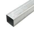 4' Long x 2 1/2" x 2 1/2" Square Galvanized Steel Tubing (0.0625" Wall) - Square Steel Pipe