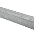 8' Long x 2 1/2" x 2 1/2" Square Galvanized Steel Tubing (0.0625" Wall) - Square Steel Pipe