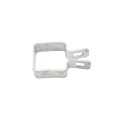 1 1/2" Square Brace Band Chain Link 3/4" Galvanized Steel