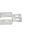 1 1/2" Square Brace Band Chain Link 3/4" Galvanized Steel