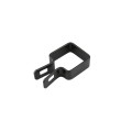 1 1/2" x 1 1/2" Square Brace Band Chain Link 3/4" Galvanized Steel Powder Coated Black