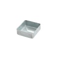 2" Square Pressed Steel Dome Cap Galvanized Steel - Square Post Caps 2x2