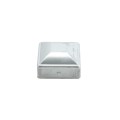 2" Square Pressed Steel Dome Cap Galvanized Steel - Square Post Caps 2x2