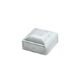 2" Square Pressed Steel Dome Cap Galvanized Steel - Square Post Caps 2x2