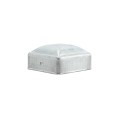 2" Square Pressed Steel Dome Cap Galvanized Steel - Square Post Caps 2x2