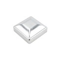 3 1/2" Square Pressed Steel Dome Cap Galvanized Steel For 4x4 Posts (Fits Actual Size 3 1/2" x 3 1/2" OD) Square Post Caps