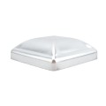 5 1/2" Square Pressed Steel Dome Cap Galvanized Steel For Wood 6x6 (Fits Actual Size 5 1/2" x 5 1/2" OD Wood) Square Post Caps