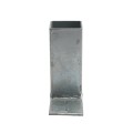 Square Floor Flange for 1 1/2" SQ / 2" SQ Tubing Hot Dip Galvanized Steel
