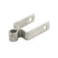 2" X 2" Square Female Gate Hinge Hot Dip Galvanized Steel (5/8" Pintle)