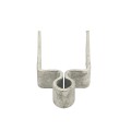 2" X 2" Square Female Gate Hinge Hot Dip Galvanized Steel (5/8" Pintle)