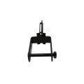 1 1/2" x 2" Square Steel Gravity Latch for Steel Gates (Powder Coated Black)