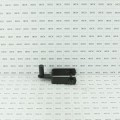 2" x 2" Square Male Black Hinge Pair With Bolt And Nut Assembly (5/8" Pintle)