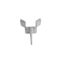 1" Square Drop Fork for Chain Link Fence Gates (Pressed Steel)