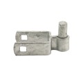 1 1/2" X 1 1/2" Square Male Gate Post Hinge Chain Link Galvanized Steel (5/8 Pintle)
