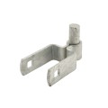 1 1/2" X 1 1/2" Square Male Gate Post Hinge Chain Link Galvanized Steel (5/8 Pintle)