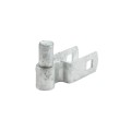 1" x 1" Square Male Gate Post Hinge Chain Link Galvanized Steel (5/8 Pintle)