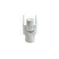 1" x 1" Square Male Gate Post Hinge Chain Link Galvanized Steel (5/8 Pintle)
