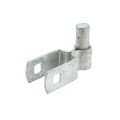1" x 1" Square Male Gate Post Hinge Chain Link Galvanized Steel (5/8 Pintle)
