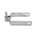 4" X 4" Square Male Gate Post Hinge Chain Link Galvanized Steel (5/8 Pintle)