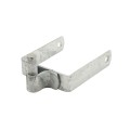 4" X 4" Square Male Gate Post Hinge Chain Link Galvanized Steel (5/8 Pintle)