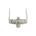 4" X 4" Square Male Gate Post Hinge Chain Link Galvanized Steel (5/8 Pintle)