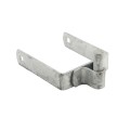 4" X 4" Square Male Gate Post Hinge Chain Link Galvanized Steel (5/8 Pintle)