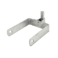 4" X 4" Square Male Gate Post Hinge Chain Link Galvanized Steel (5/8 Pintle)