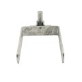4" X 4" Square Male Gate Post Hinge Chain Link Galvanized Steel (5/8 Pintle)