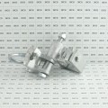 3" (2 7/8" OD) Round to 2" Square Chain Link Fence Gate Hinge - 180 Degree Hinge Round to Square