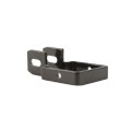 2" Post x 1" Rail Square Fence Universal Boulevard Bracket Black - Steel - Compare to Ameristar