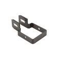 2" Post x 1" Rail Square Fence Universal Boulevard Bracket Black - Steel - Compare to Ameristar