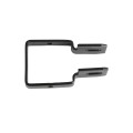 2" Post x 1" Rail Square Fence Universal Boulevard Bracket Black - Steel - Compare to Ameristar