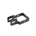 2" Post x 1" Rail Square Fence Universal Boulevard Bracket Black - Steel - Compare to Ameristar
