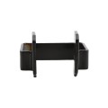2 1/2" Sq. Steel Fence Universal Boulevard Bracket Black - Compare to Ameristar