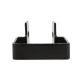 2 1/2" Sq. Steel Fence Universal Boulevard Bracket Black - Compare to Ameristar