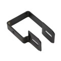 2 1/2" Sq. Steel Fence Universal Boulevard Bracket Black - Compare to Ameristar