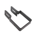 2 1/2" Sq. Steel Fence Universal Boulevard Bracket Black - Compare to Ameristar