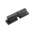 5" Weld-On Barrel Hinge with Ball Bearing, Plates, and Grease Zerk (Zinc and Powder-Coated Black)