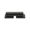 5" Weld-On Barrel Hinge with Ball Bearing, Plates, and Grease Zerk (Zinc and Powder-Coated Black)