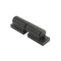 5" Weld-On Barrel Hinge with Ball Bearing, Plates, and Grease Zerk (Zinc and Powder-Coated Black)