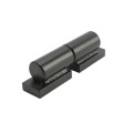 5" Weld-On Barrel Hinge with Ball Bearing, Plates, and Grease Zerk (Zinc and Powder-Coated Black)