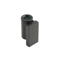 Chain Link 5/8" x 5" Male J-Bolt with Weld on Barrel Hinge with Ball Bearings and Grease Zerk (Zinc and Powder Coated Black)