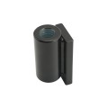 Chain Link 3/4" x 7" Male J-Bolt with Weld on Barrel Hinge with Ball Bearings and Grease Zerk (Zinc and Powder Coated Black)