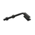 Chain Link 3/4" x 7" Male J-Bolt with Weld on Barrel Hinge with Ball Bearings and Grease Zerk (Zinc and Powder Coated Black)