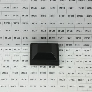 3" x 3" Aluminum Square Post Cap For Square Fence Posts (Black ...