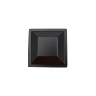 3" x 3" Aluminum Square Post Cap For Square Fence Posts (Black ...