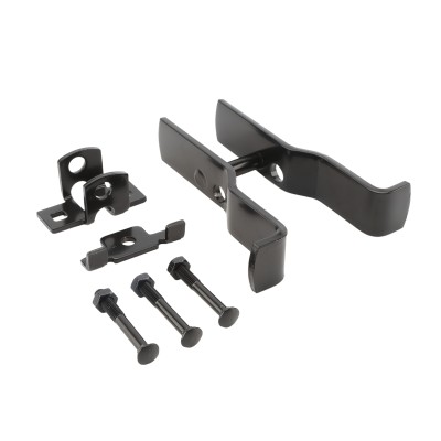 Heavy Duty Square Frame Fulcrum Strong Arm Gate Latch - Fits 2