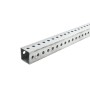 Telspar 2 x 2" Square Sign Post with Holes 7' Long 12 Gauge (Pre-Galv Plus G90)