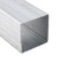 10' Long x 2 1/2" x 2 1/2" Square Galvanized Steel Tubing (0.0625" Wall) - Square Steel Pipe